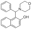 CAS 登录号：24685-08-3， 1-(吗啉基(苯基)甲基)萘-2-醇