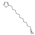 CAS 登录号：24708-33-6， 2-(12-十三碳炔-1-基)呋喃