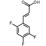 CAS 登录号：247170-17-8， (2E)-3-(2,4,5-三氟苯基)丙烯酸