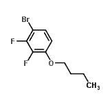 CAS#: 247176-22-3, 1-Bromo-4-Butoxy-2,3-Difluorobenzene