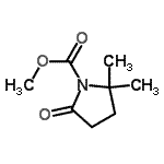 CAS 登录号：247233-29-0， 甲基2,2-二甲基-5-氧代-1-吡咯烷羧酸酯