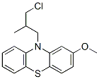 CAS 登录号：24724-55-8， 10-(3-氯-2-甲基丙基)-2-甲氧基-10H-吩噻嗪