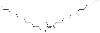 CAS#: 2475-18-5, Bis(Dodecylsulfanyl)-Methylarsane