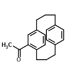 CAS#: 24777-35-3, 1-[Tricyclo[10.2.2.2<Sup>5,8</Sup>]Octadeca-1(14),5,7,12,15,17-Hexaen-6-Yl]Ethanone