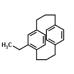 CAS#: 24777-38-6, 6-Ethyltricyclo[10.2.2.2<Sup>5,8</Sup>]Octadeca-1(14),5,7,12,15,17-Hexaene