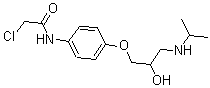 CAS#: 24789-03-5, 2-Chloro-N-[4-[2-hydroxy-3-[(1-methylethyl)amino]propoxy]phenyl]-Acetamide
