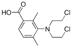 CAS 登录号：24830-45-3， 3-[二(2-氯乙基)氨基]-2,4-二甲基苯甲酸