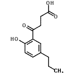 CAS 登录号：248595-24-6， 4-(2-羟基-5-丙基苯基)-4-氧代丁酸