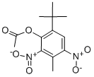 CAS 登录号:2487-01-6, (2-叔-丁基-3-甲基-4,6-二硝基苯基)乙酸酯