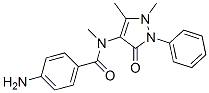 CAS#: 24891-23-4, 4-Amino-N-(1,2-Dihydro-1,5-Dimethyl-3-Oxo-2-Phenyl-3H-Pyrazol-4-Yl)-N-Methylbenzamide