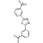 CAS 登录号：2491-89-6， 2,5-二(3-硝基苯基)-1,3,4-恶二唑