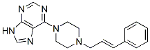 CAS 登录号：24926-50-9， 6-(4-肉桂基-1-哌嗪基)-9H-嘌呤