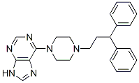 CAS#: 24926-63-4, 6-[4-(3,3-Diphenylpropyl)-1-Piperazinyl]-9H-Purine