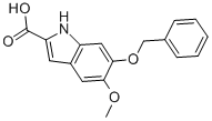 CAS 登录号：2495-92-3， 5-甲氧基-6-(苯基甲氧基)-1H-吲哚-2-羧酸