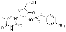 CAS 登录号：24960-61-0， 单(4-氨基苯基)-3'-胸苷酸酯