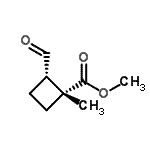 CAS#: 249930-56-1, Methyl (1R,2S)-2-Formyl-1-Methylcyclobutanecarboxylate