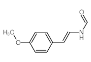 CAS 登录号：2501-37-3， N-[(E)-2-(4-甲氧基苯基)乙烯基]甲酰胺