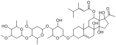 CAS 登录号：250217-73-3， 青阳参皂苷元 F