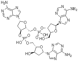 CAS#: 25138-00-5, 2'-Deoxyadenylyl-(3'-5')-2'-Deoxyadenylyl-(3'-5)-2'-Deoxyadenosine