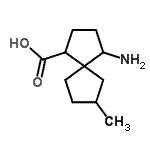 CAS 登录号：251461-91-3， 4-氨基-7-甲基螺[4.4]壬烷-1-羧酸
