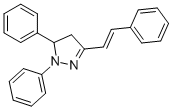 CAS 登录号：2515-62-0， 4,5-二氢-1,5-二苯基-3-(2-苯乙烯基)-1H-吡唑