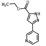 CAS 登录号：251658-58-9， 乙基3-(3-吡啶基)-1H-吡唑-5-羧酸酯