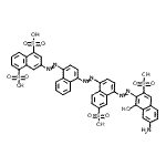 CAS 登录号：25180-17-0， 3-[[4-[[4-[(7-氨基-1-羟基-3-磺基-2-萘基)偶氮]-6-磺基-1-萘基]偶氮]-1-萘基]偶氮]萘-1,5-二磺酸