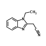 CAS#: 25184-09-2, (1-Ethyl-1H-Benzimidazol-2-Yl)Acetonitrile