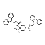 CAS#: 252029-00-8, 1-[(9H-Fluoren-9-Ylmethoxy)Carbonyl]-4-{[(9H-Fluoren-9-Ylmethoxy)Carbonyl]Amino}-4-Piperidinecarboxylic Acid