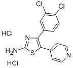 CAS#: 252198-68-8, 4-(3,4-Dichlorophenyl)-5-(4-Pyridinyl)-2-Thiazolamine