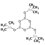 CAS 登录号：252228-36-7， [2,4,6-环硼氧烷三基三(氧基)]三(三甲基锡烷)
