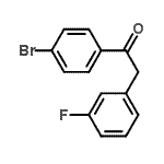 CAS 登录号：252562-55-3， 1-(4-溴苯基)-2-(3-氟苯基)乙酮