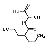 CAS 登录号：252678-56-1， N-(2-丙基戊n酰基)-L-丙氨酸