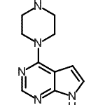 CAS#: 252722-52-4, 4-(1-Piperazinyl)-7H-Pyrrolo[2,3-d]Pyrimidine