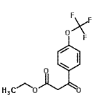 CAS 登录号：252955-06-9， 乙基3-氧代-3-[4-(三氟甲氧基)苯基]丙酸酯