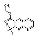 CAS 登录号：252959-76-5， 乙基2-(三氟甲基)-1,8-萘啶-3-羧酸酯