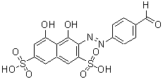 CAS#: 25317-06-0, 3-[(4-Formylphenyl)Diazenyl]-4,5-Dihydroxy-2,7-Naphthalenedisulfonic Acid