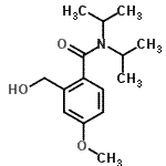 CAS 登录号：253308-75-7， 2-(羟基甲基)-N,N-二异丙基-4-甲氧基苯甲酰胺