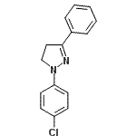 CAS 登录号：2535-78-6， 1-(4-氯苯基)-3-苯基-4,5-二氢-1H-吡唑