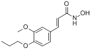 CAS 登录号：25357-05-5， 3-(3-甲氧基-4-丙氧基苯基)-2-丙烯氧肟酸