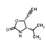 CAS#: 253676-25-4, (4S,5R)-5-Ethynyl-4-Isopropyl-1,3-Oxazolidin-2-One