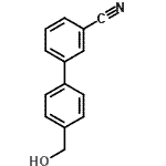 CAS 登录号：253678-85-2， 4'-(羟基甲基)-3-联苯甲腈
