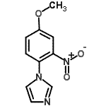 CAS 登录号：25372-06-9， 1-(4-甲氧基-2-硝基苯基)-1H-咪唑
