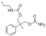 CAS 登录号：25385-13-1， N-丙基氨基甲酸 beta-(氨基甲酰氧基甲基)-beta-甲基苯乙基酯