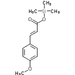 CAS 登录号：25436-23-1， 三甲基硅烷基(2E)-3-(4-甲氧基苯基)丙烯酸酯