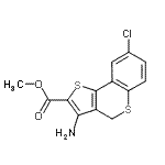 CAS#: 254982-11-1, Methyl 3-Amino-8-Chloro-4H-Thieno[3,2-c]Thiochromene-2-Carboxylate