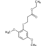 CAS 登录号：255377-87-8， 乙基3-[(2,5-二甲氧基苯基)硫基]丙酸酯