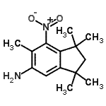 CAS#: 255393-53-4, 1,1,3,3,6-Pentamethyl-7-Nitro-5-Indanamine