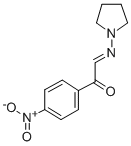 CAS#: 25555-23-1, 4'-Nitro-alpha-(1-Pyrrolidinylimino)Acetophenone