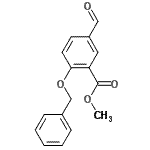 CAS 登录号：255734-73-7， 甲基2-(苄氧基)-5-甲酰基苯甲酸酯